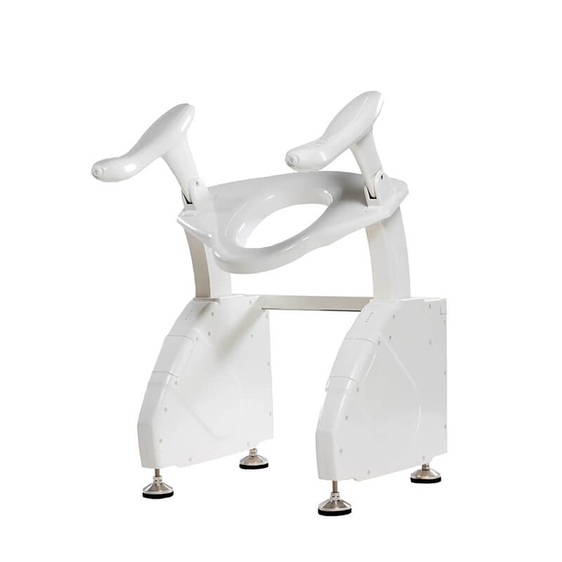Dignity Lifts Deluxe Toilet Lift Facing Left Lift Up Arms Down