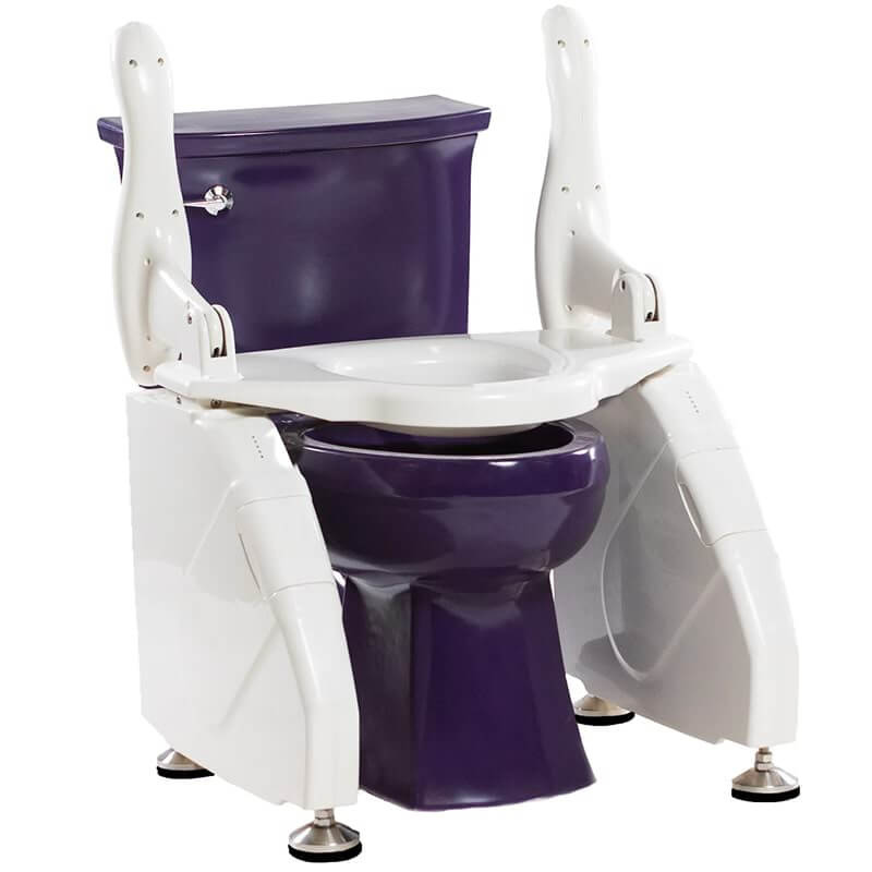 Dignity Lifts Toilet Lift DL2 Purple Toilet Arms Up