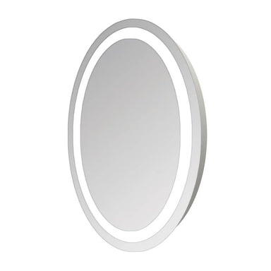 eternity LED lighted mirror oval corner view