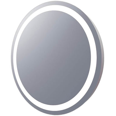 eternity round lighted mirror corner view