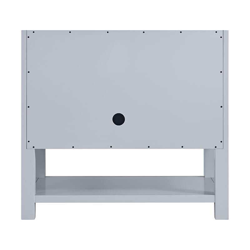 James Martin Breckenridge 36 Inch Single Vanity Serenity Blue Back View
