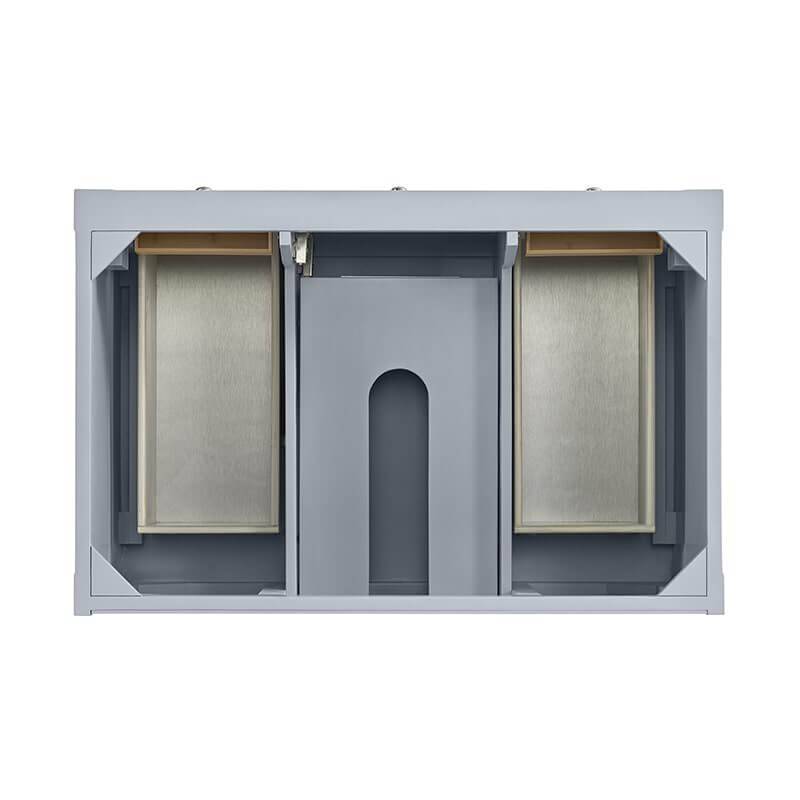 James Martin Breckenridge 36 Inch Single Vanity Serenity Blue Top View