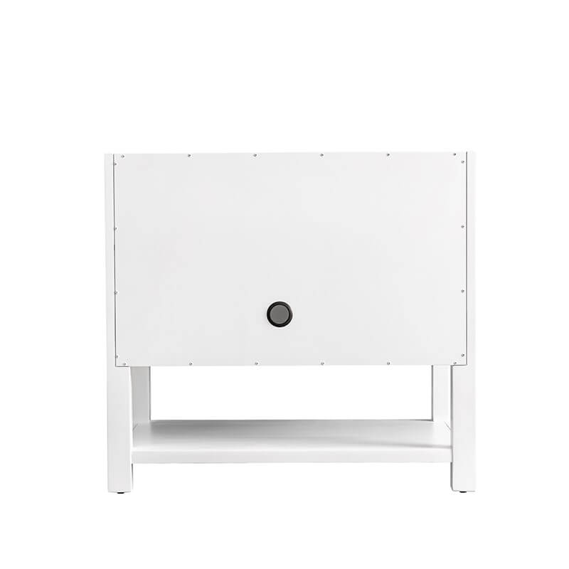 James Martin Breckenridge 36 Single Vanity Bright White Back View
