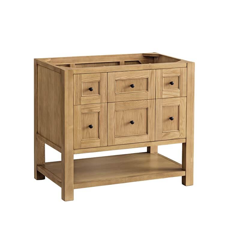 James Martin Breckenridge 36 Single Vanity Light Natural Oak Cabinet Only