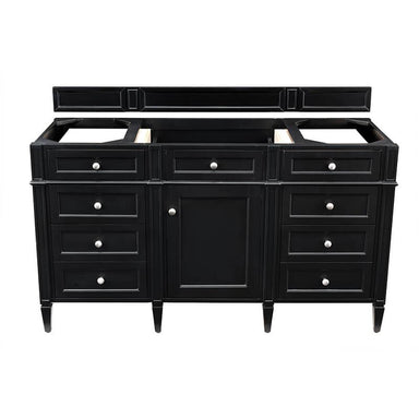 James Martin Brittany 60 Inch Single Vanity Black Onyx Cabinet Only