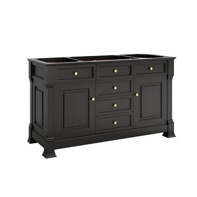 James Martin Brookfield 60" Single Vanity Black Onyx Cabinet Only