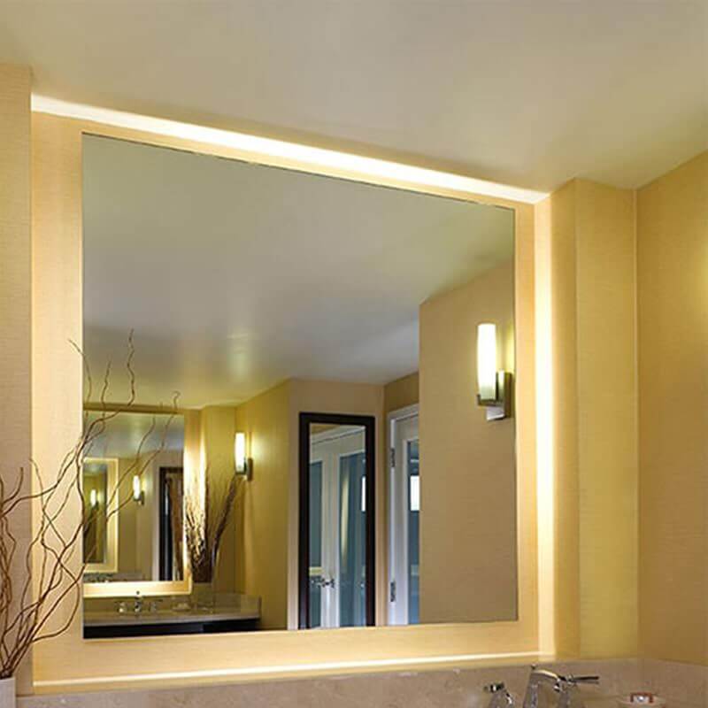 serenity lighted mirror corner view