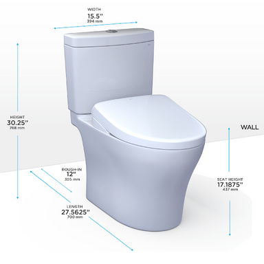 toto aquia iv s7a two piece universal height dimensions