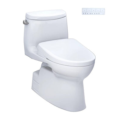 TOTO Carlyle II Washlet + S7A One-Piece 1.28 GPF Corner View