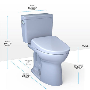 toto drake washlet s7a universal height dimensions