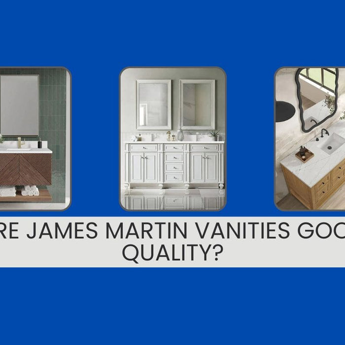Are James Martin Vanities Good Quality? - 3 different James Martin Vanities in bathrooms