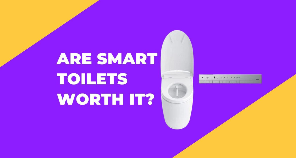 Are Smart Toilets Worth It? - TOTO Neorest RS with seat open and controller next to it