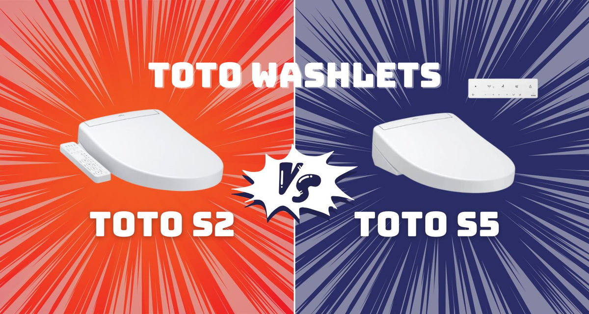 TOTO S2 vs S5 bidet seats with controllers