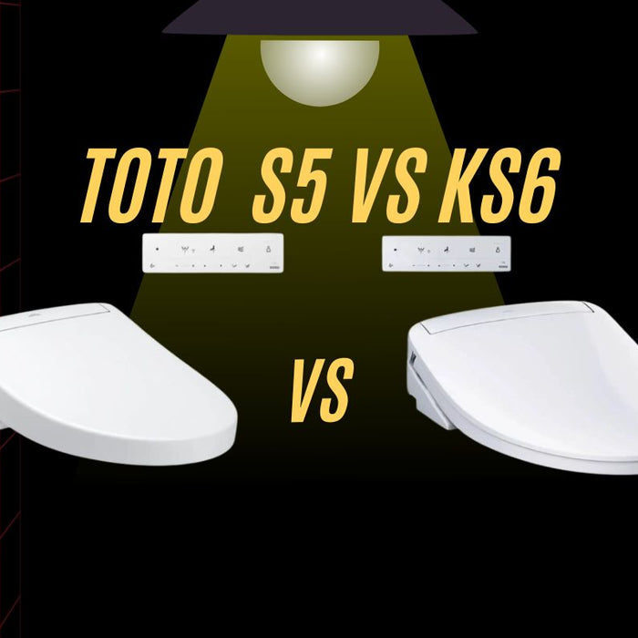 TOTO S5 vs KS6 Both bidet seats with controllers