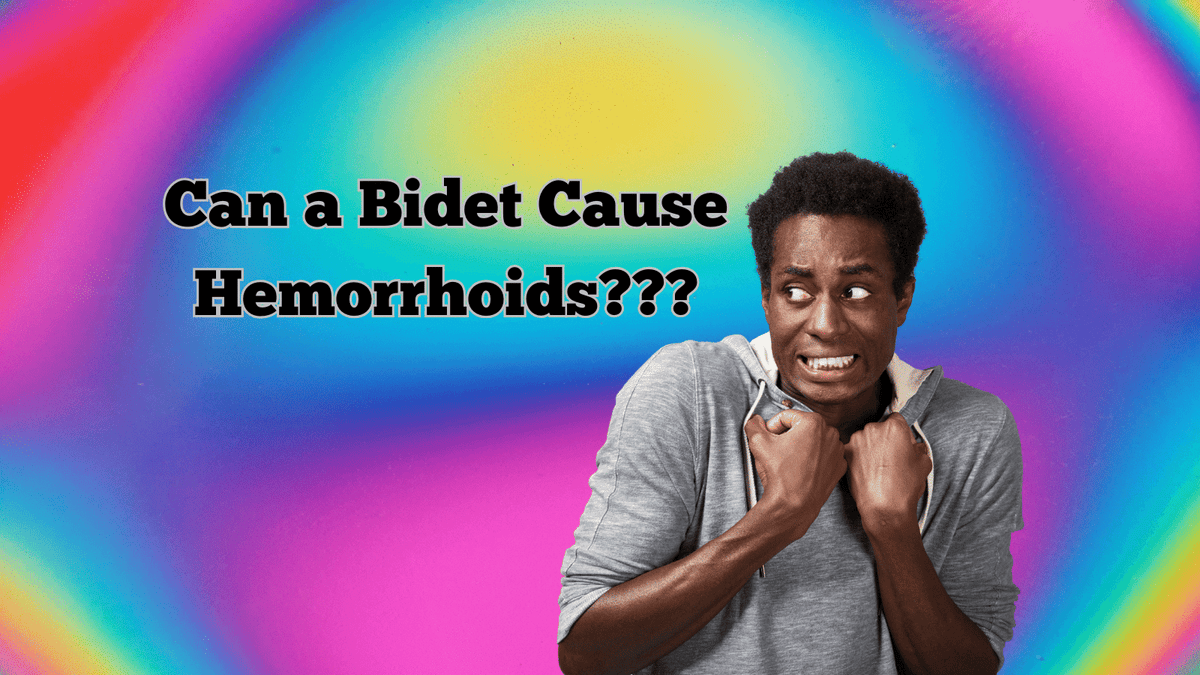 Concerned person asking if bidets cause hemorrhoids. 