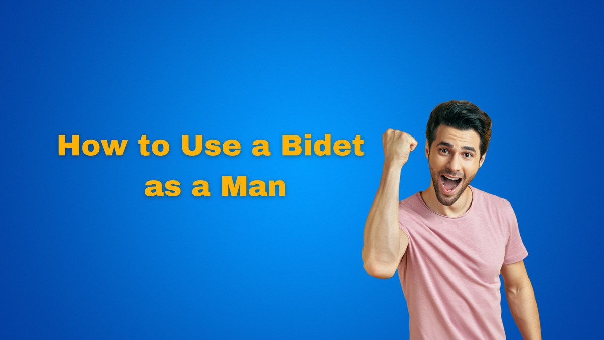 how to use a bidet as a man blog article happy man standing