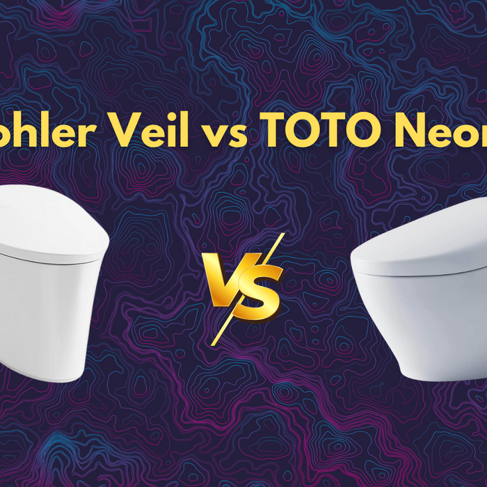 Kohler Veil versus TOTO Neorest toilet comparison.