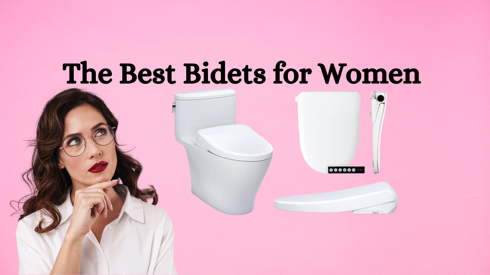 best bidets for women bidet toilet combo and bidet seats with woman deciding which one to choose