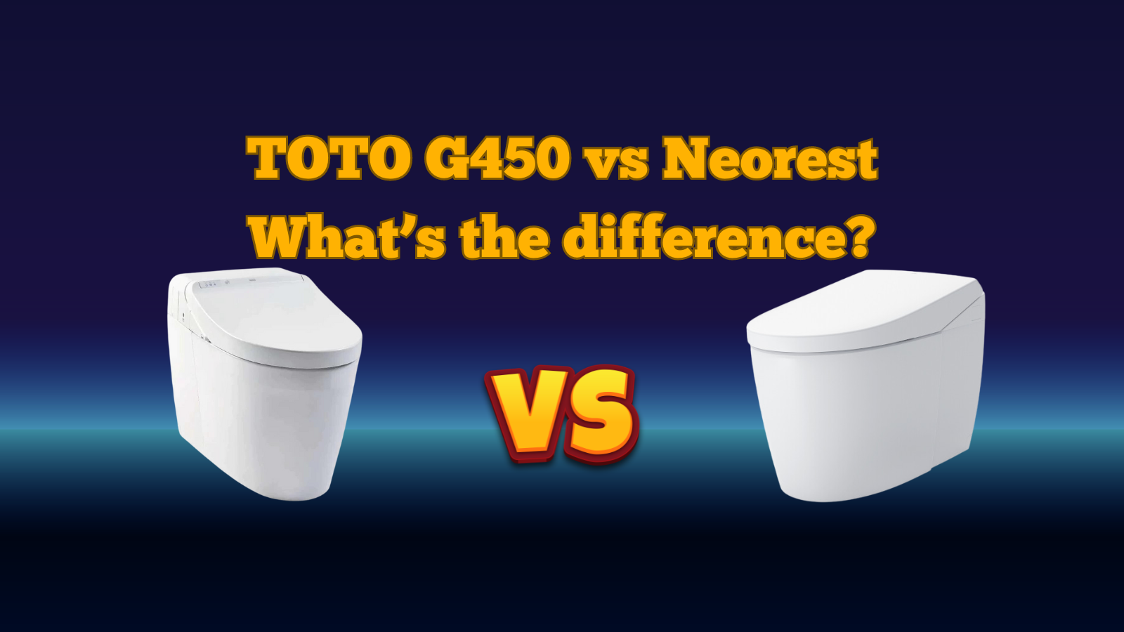 TOTO G450 vs Neorest: What's the Difference? — Premier Bidets