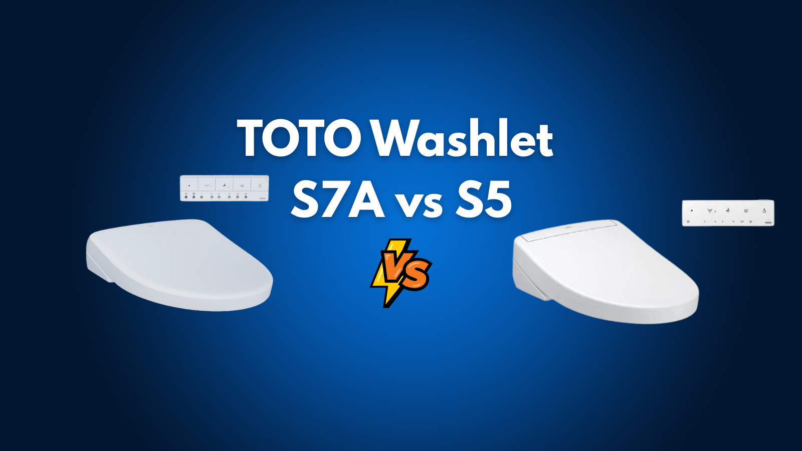 toto washlet s7a vs s5 blue background
