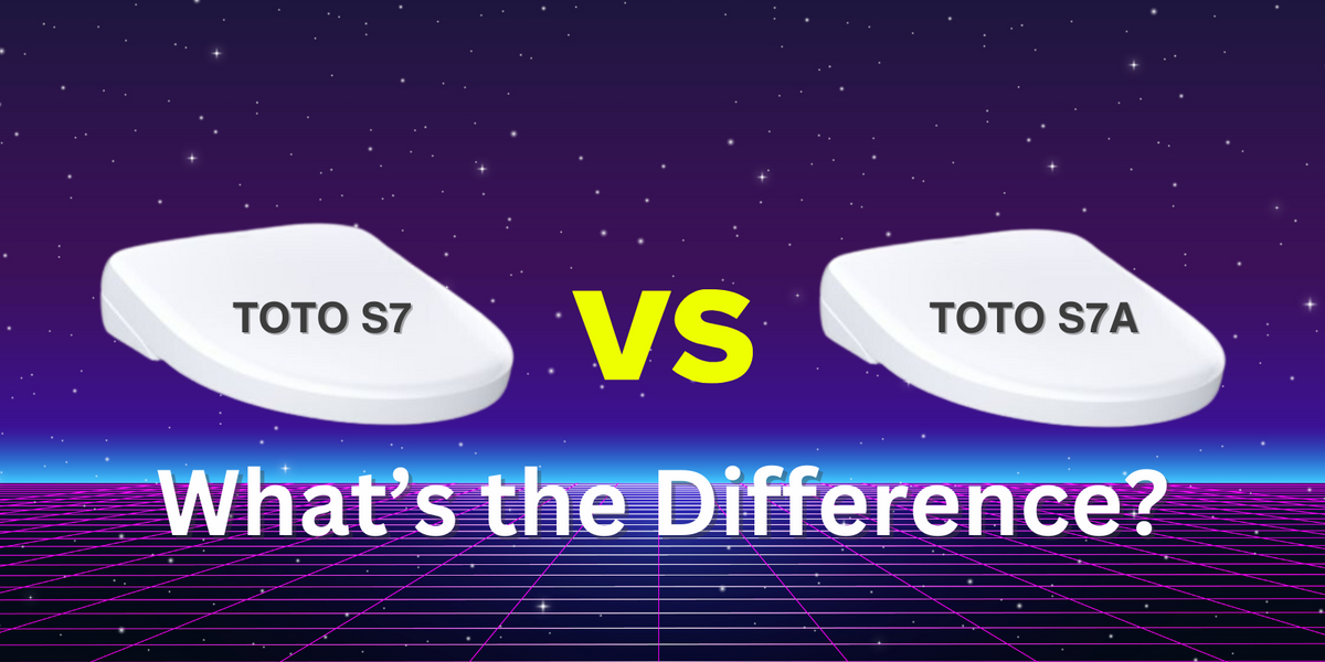 TOTO S7 vs S7A : What's the Difference? — Premier Bidets