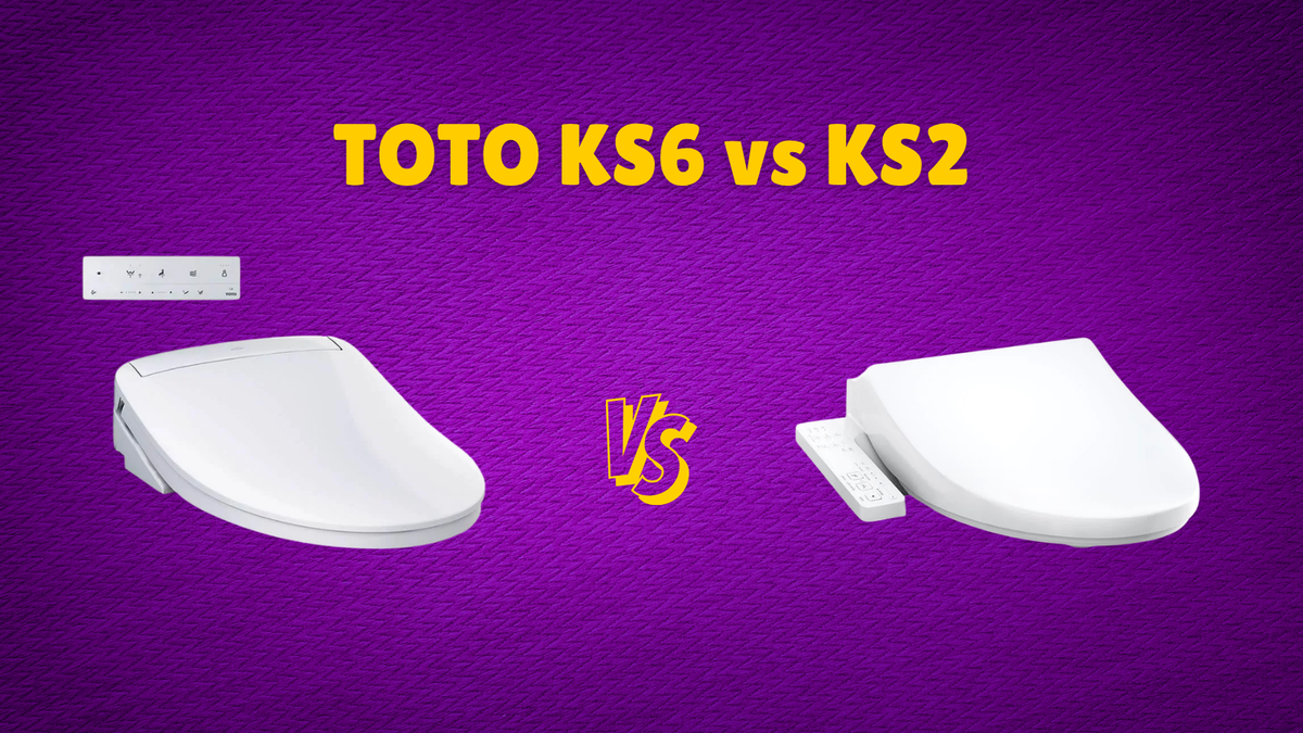 toto ks6 vs ks6 headline two bidet seats with purple background