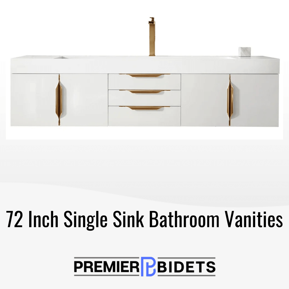 72 Inch Single Sink Bathroom Vanities