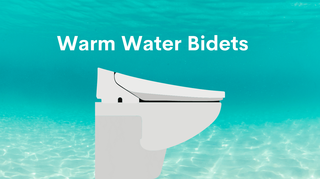Warm water bidets