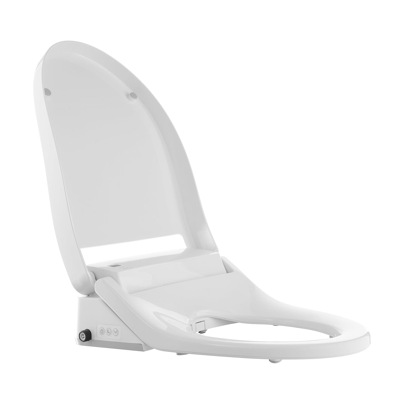 Adjustable heated bidet seat