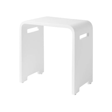 Mr Steam Solid Surface Shower Bench in White