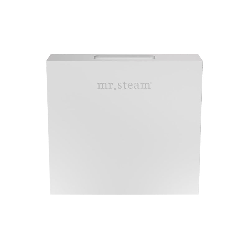 3 Inch Square Aroma Designer Steamhead with AromaTherapy Reservoir in White