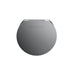 3" Round Aroma Designer Steamhead with AromaTherapy Reservoir in Brilliant Black