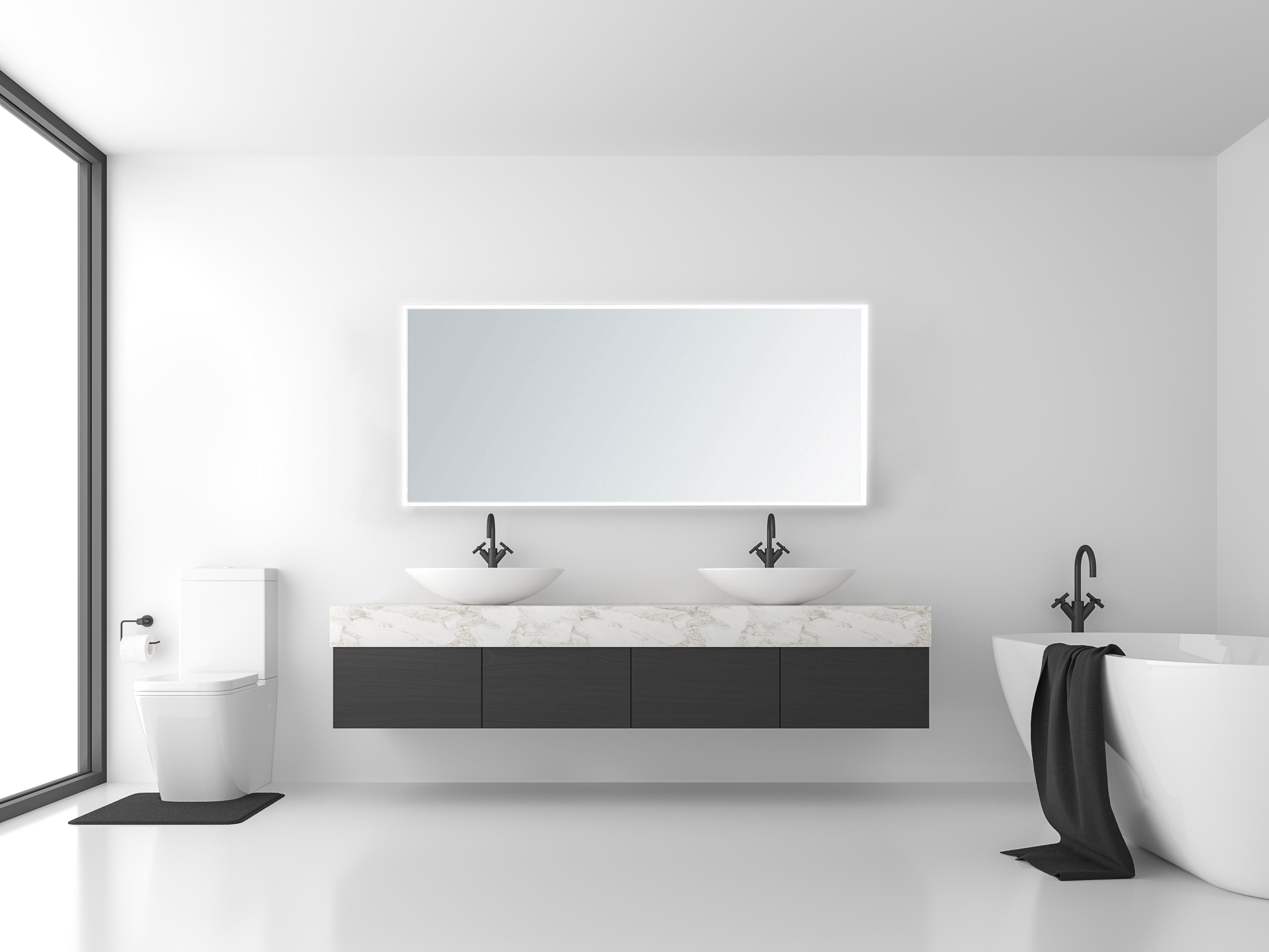 Modern Mirrors Astral Lighted Bathroom Vanity Mirror