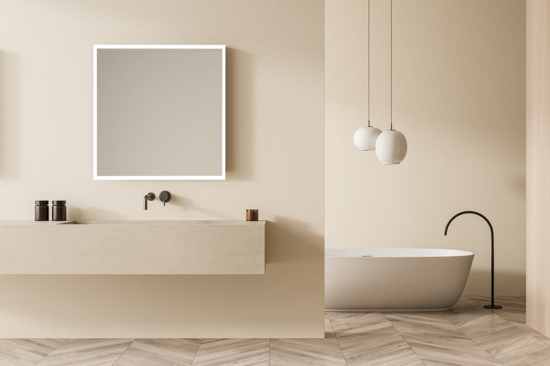 Modern Mirrors Linea Lighted Bathroom Vanity Mirror