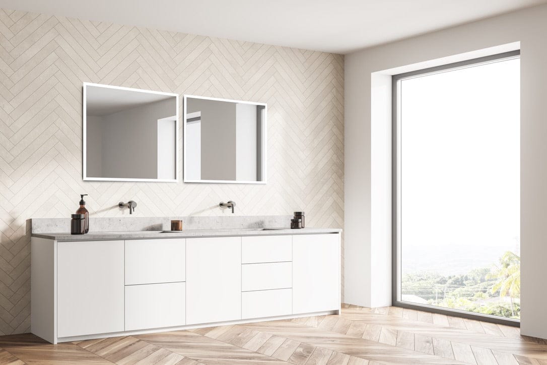 Modern Mirrors Linea Lighted Bathroom Vanity Mirror
