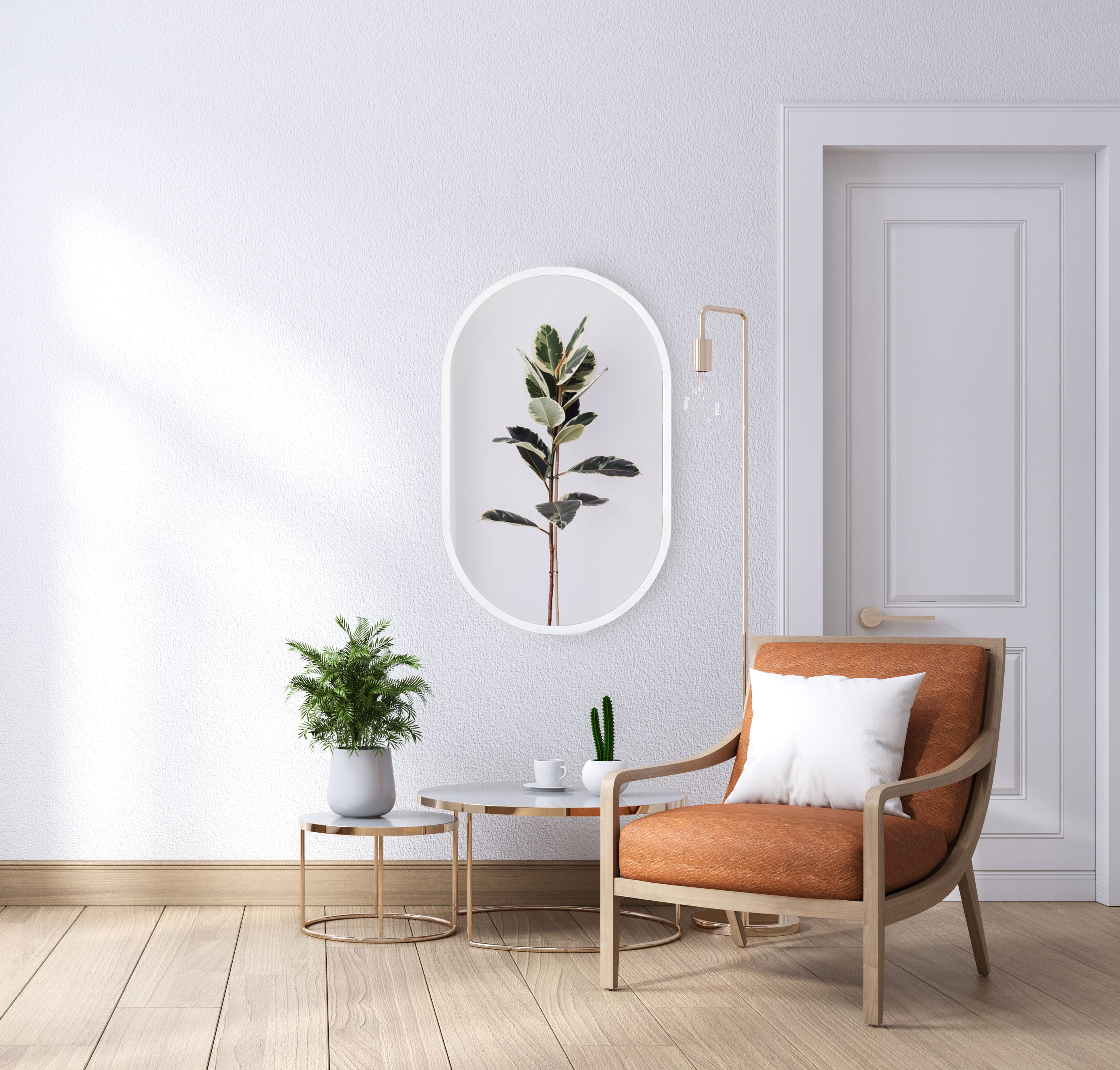 Modern Mirrors Altair Pill Illuminated Mirror