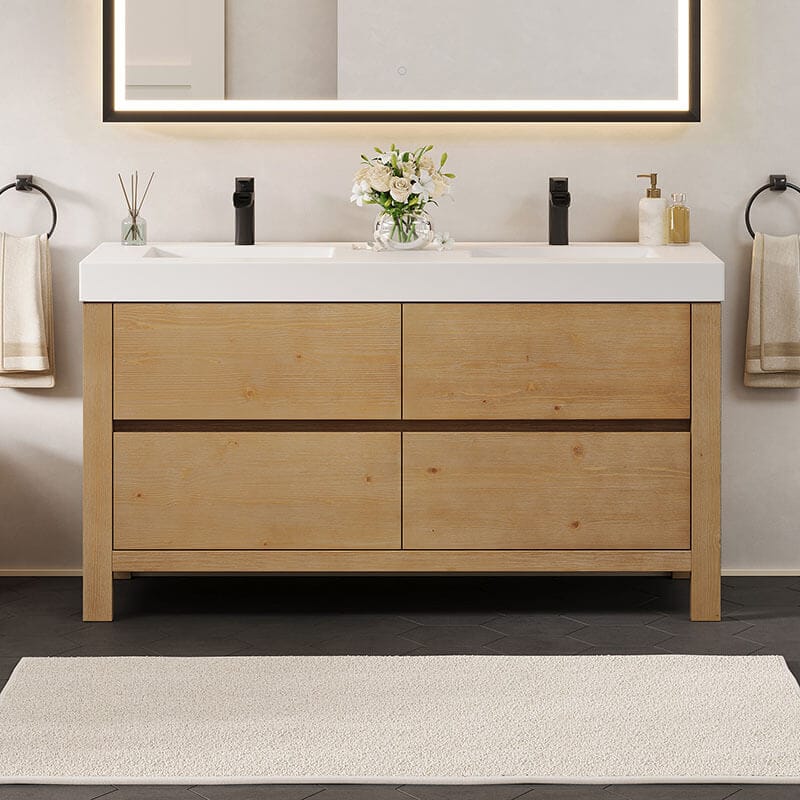 Altair Cascadia 60" Double Bathroom Vanity with Top