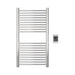 Amba Antus a2036.2 20 Bar Hardwired Towel Warmer Polished Stainless Front View