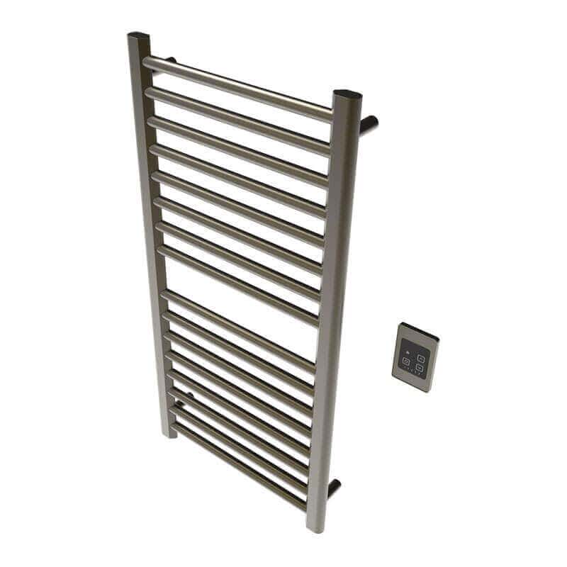 Amba Sirio s2142.2 16 Bar Hardwired Towel Warmer Brushed Bronze Corner View