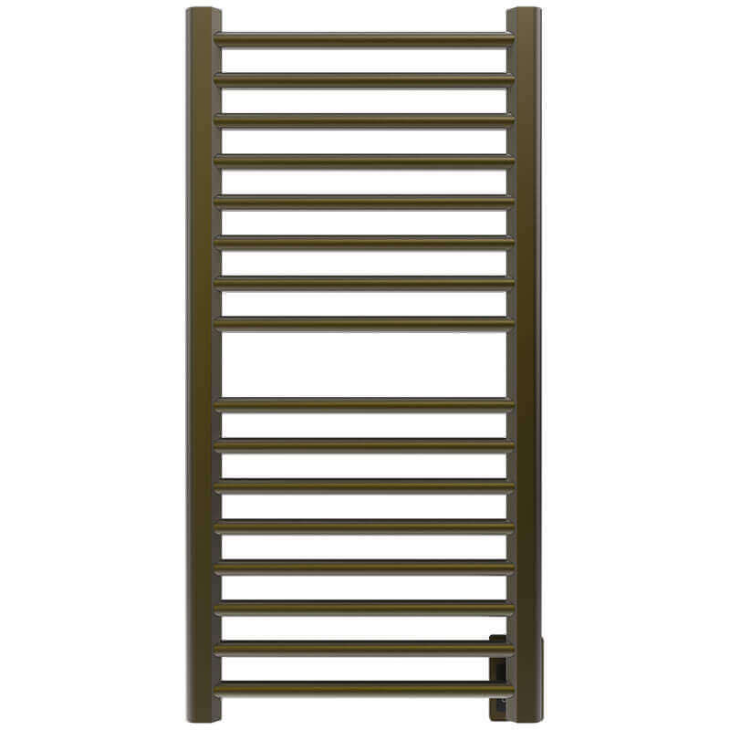 Amba Sirio s2142.2 16 Bar Hardwired Towel Warmer Brushed Bronze Front View
