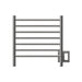 Amba Radiant Small 7 Bar Towel Warmer Polished Stainless Bathroom Set Up