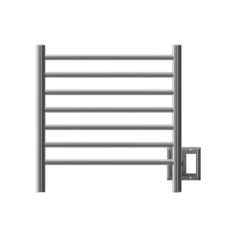 Amba Radiant Small 7 Bar Towel Warmer Polished Stainless Bathroom Set Up