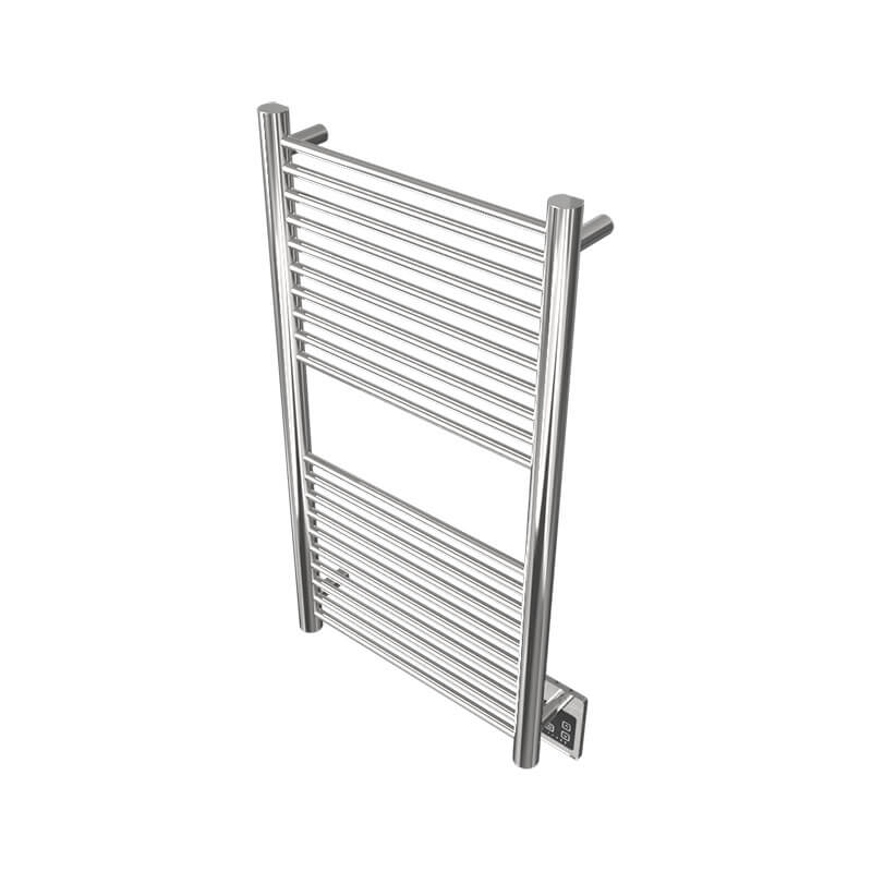 Antus a2036.2 20 Bar Hardwired Towel Warmer Polished Stainless Corner View