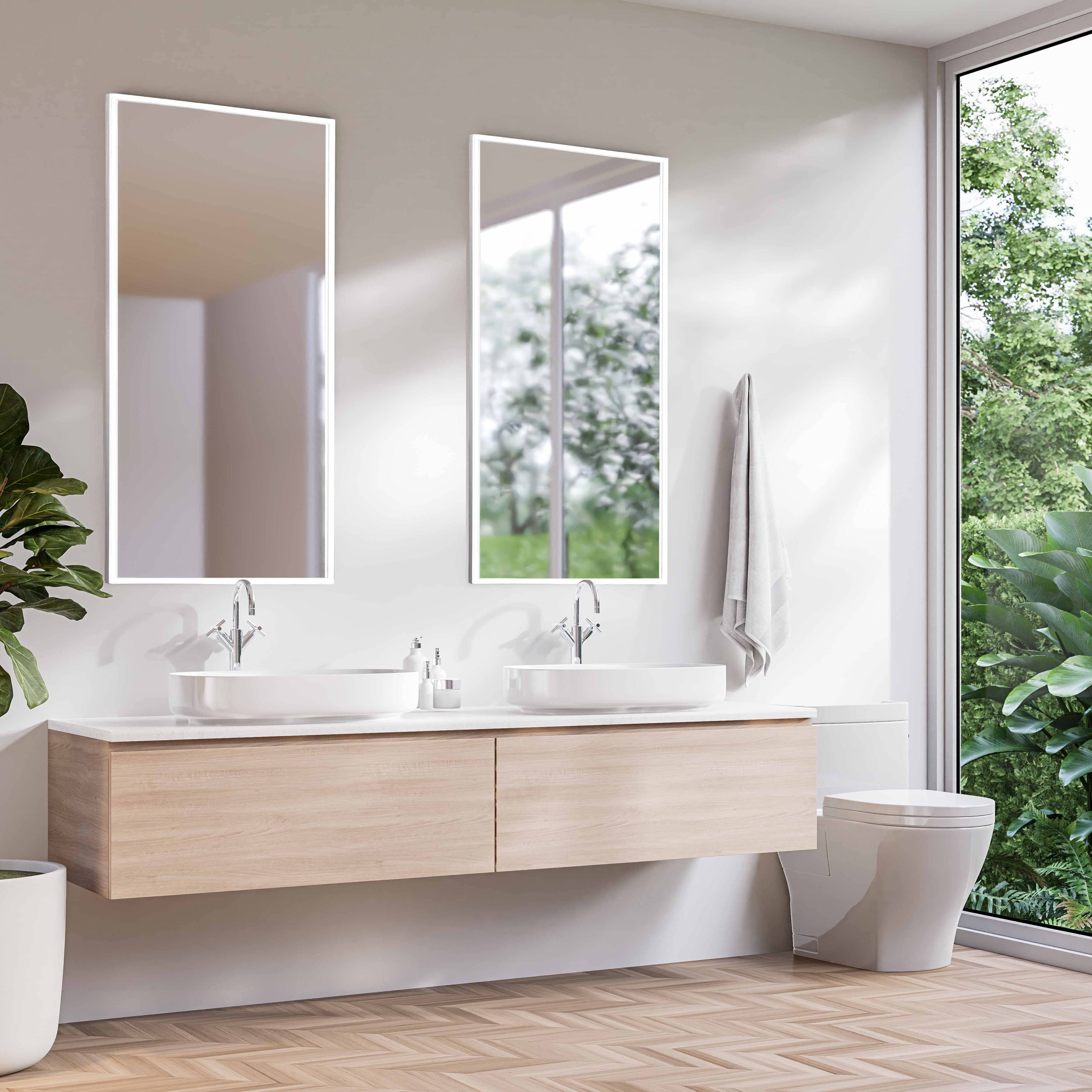 Modern Mirrors Astral Lighted Bathroom Vanity Mirror