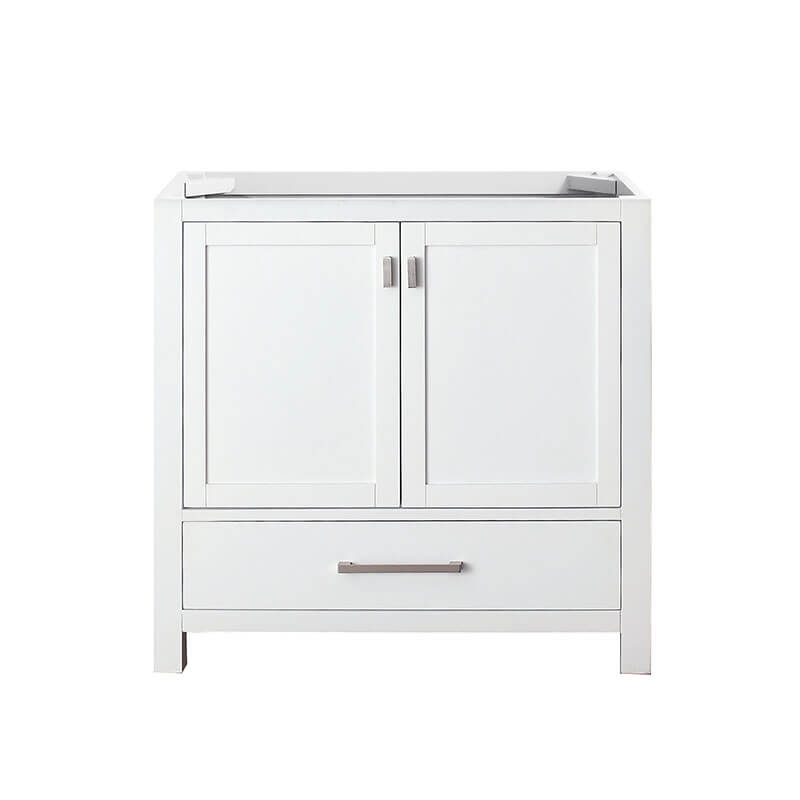 Avanity Modero 36 Single Vanity White Cabinet Only