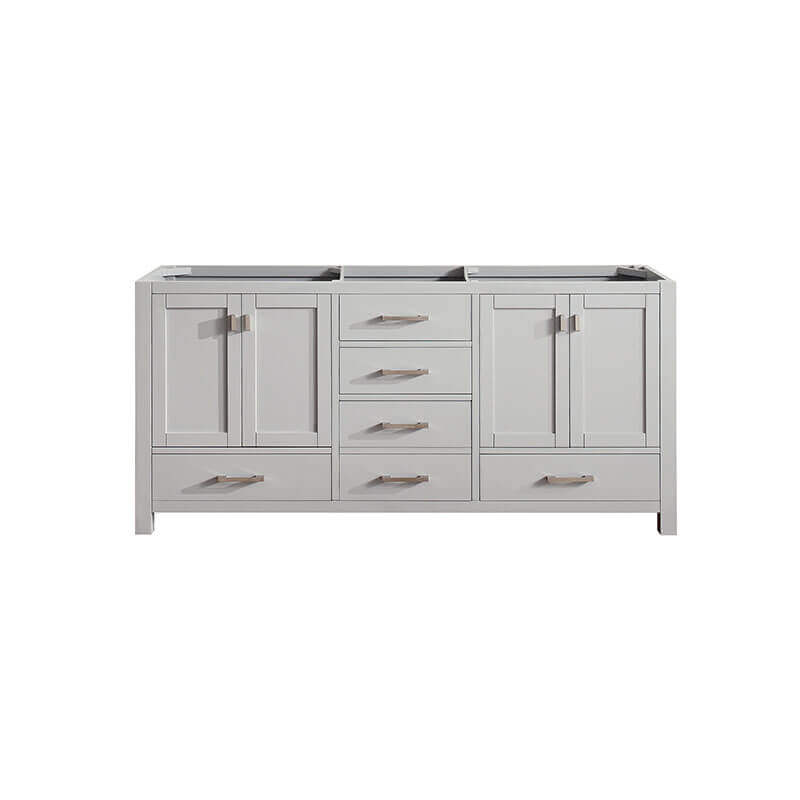 Avanity Modero 72 Double Vanity Chilled Gray Cabinet Only