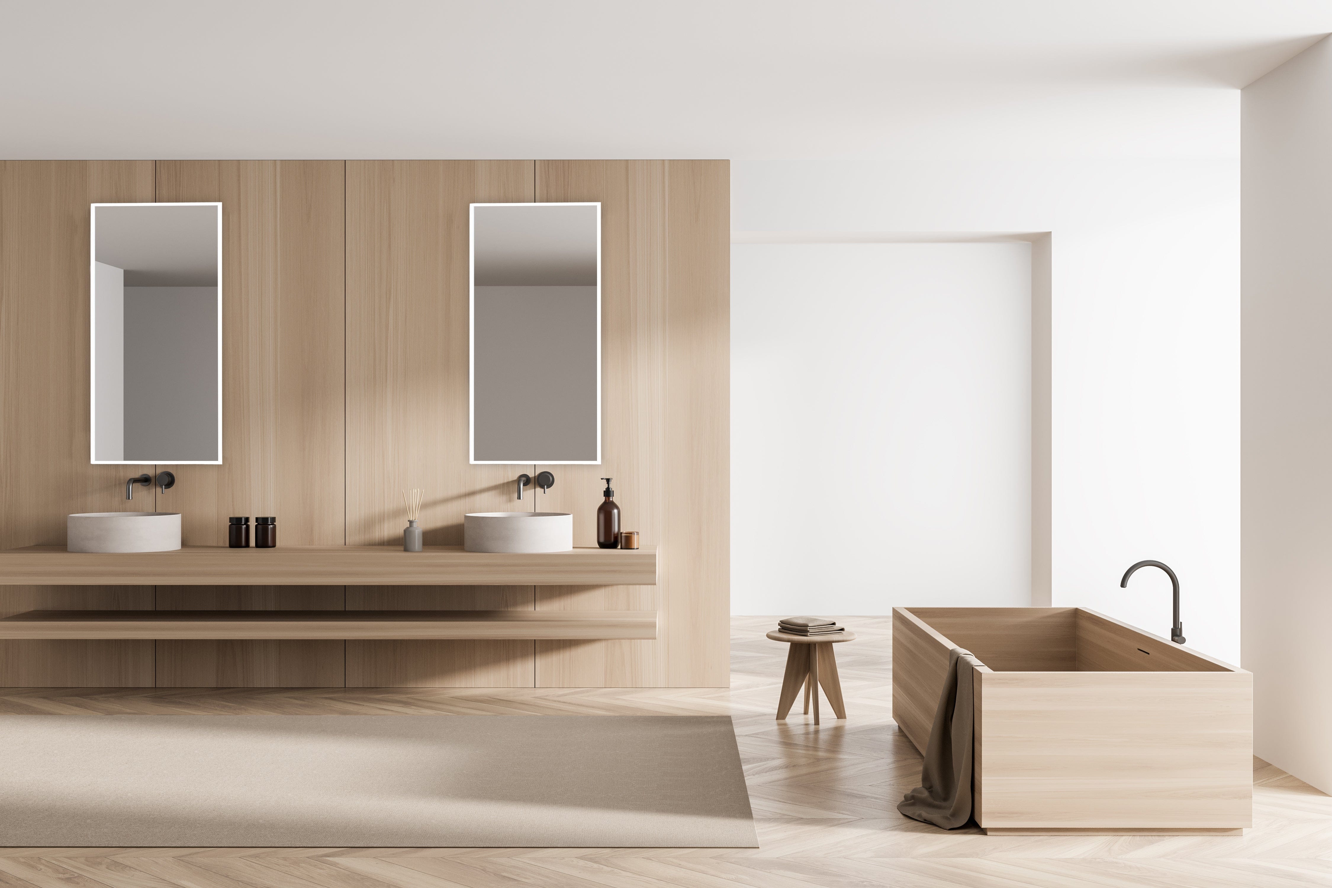 Modern Mirrors Astral Lighted Bathroom Vanity Mirror
