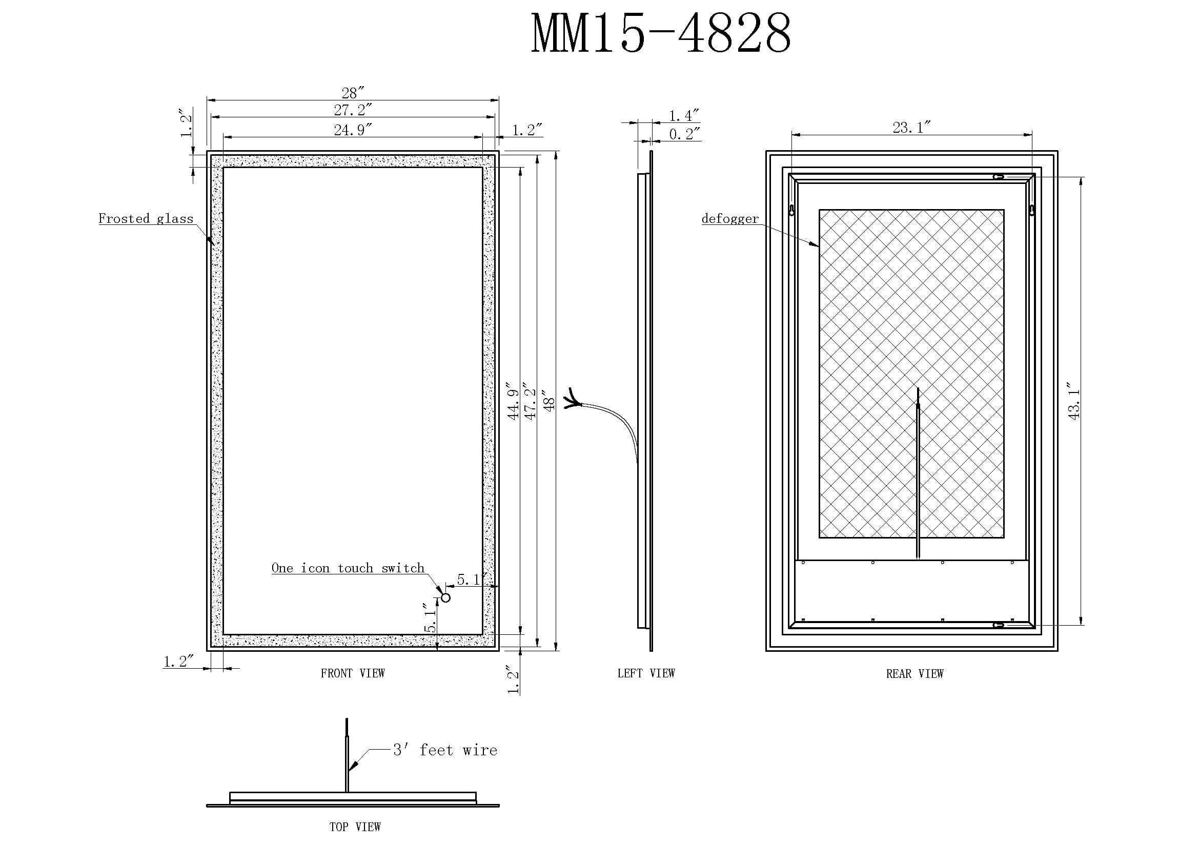Modern Mirrors Nimbus Illuminated Vanity Mirror