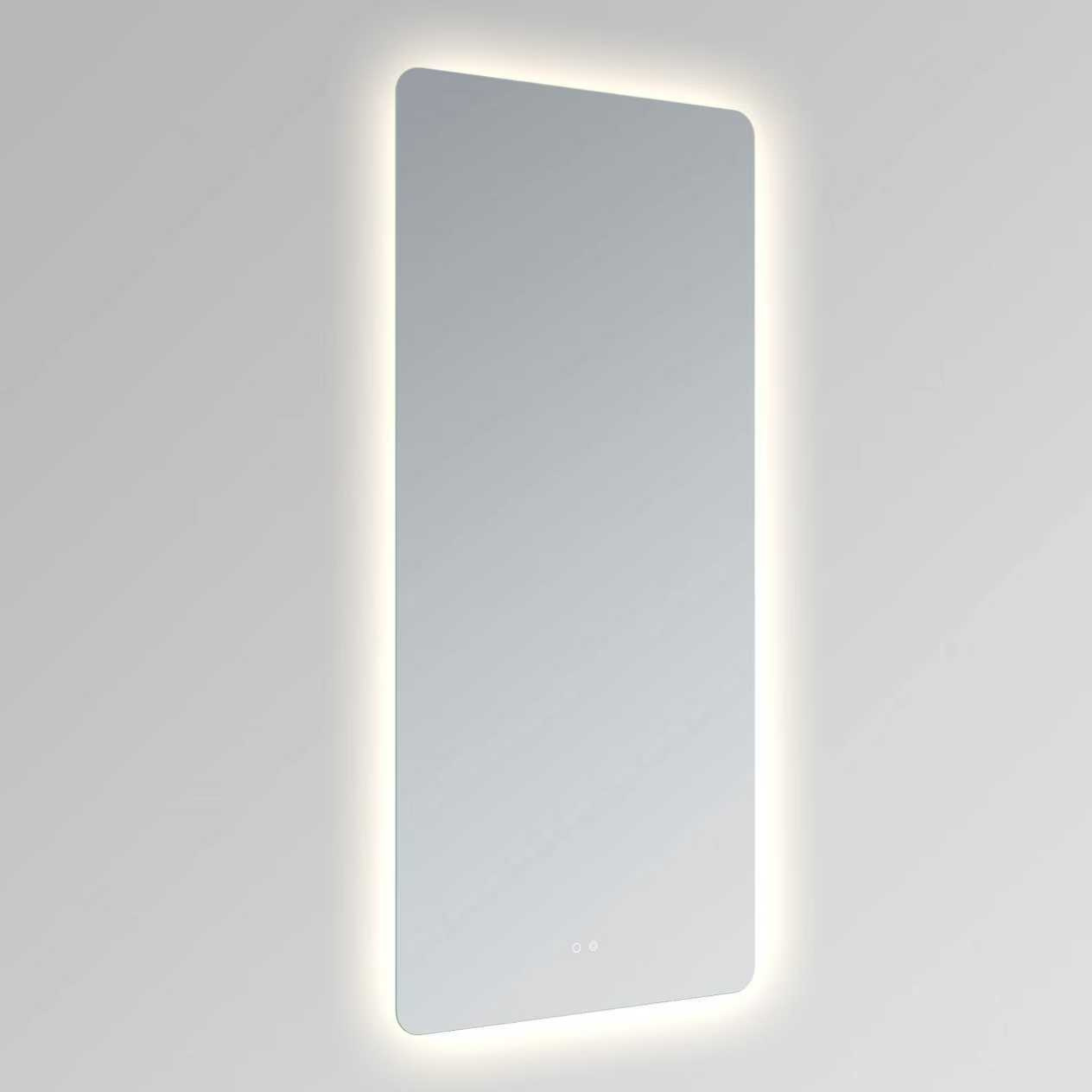 Modern Mirrors Cassiopeia Rounded Corners Illuminated Vanity Mirror