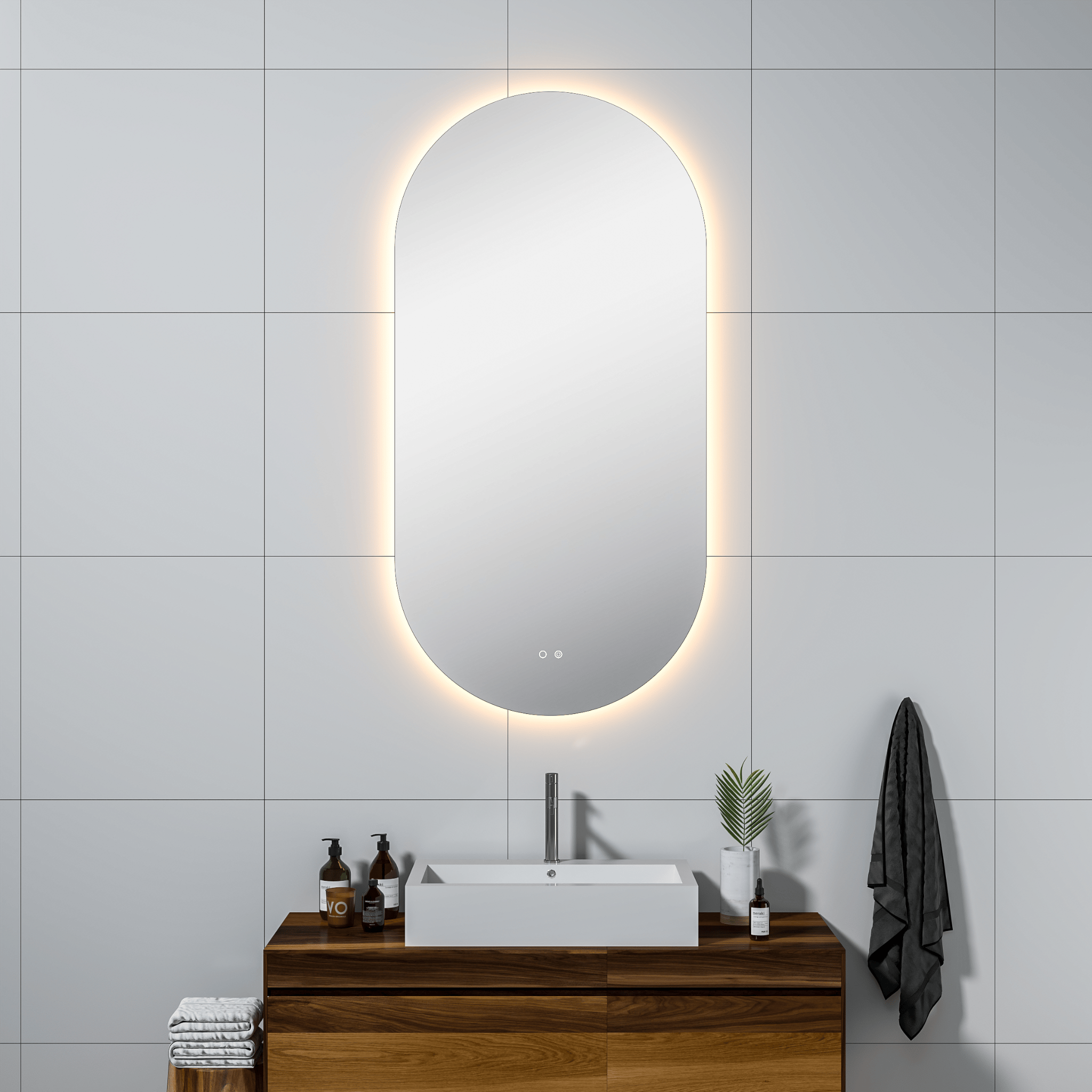 Modern Mirrors Cassiopeia Pill Illuminated Vanity Mirror